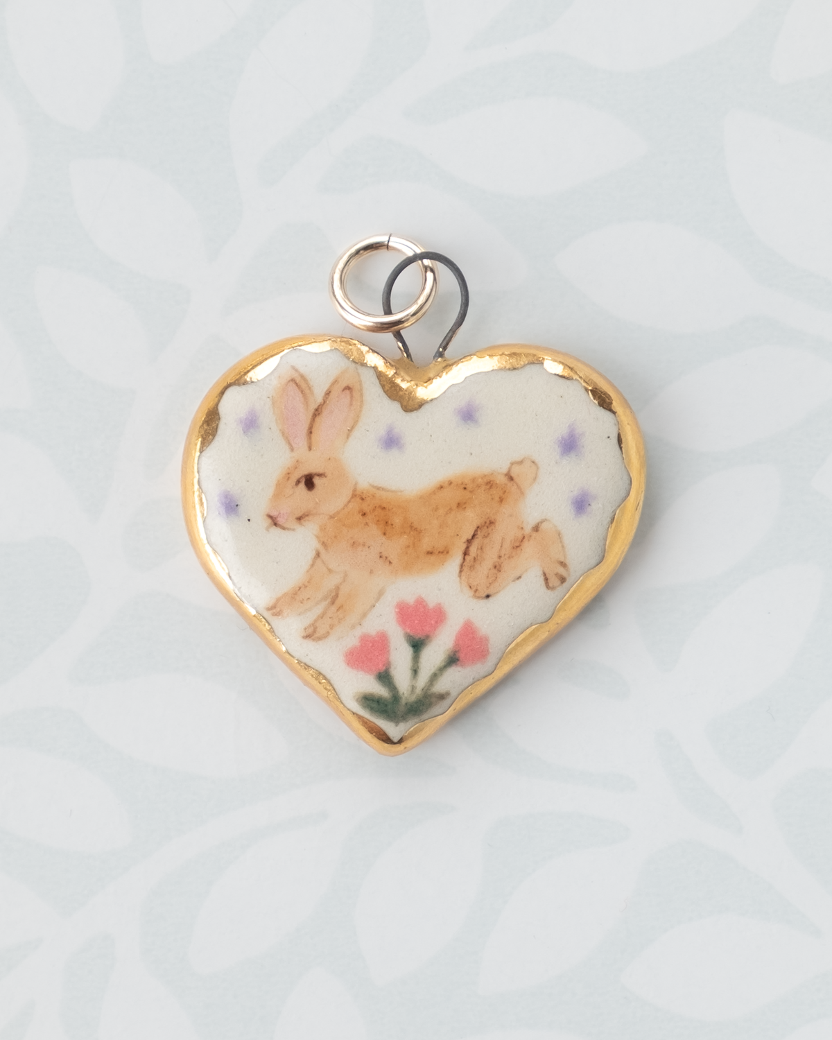 Bunny Heart Charm