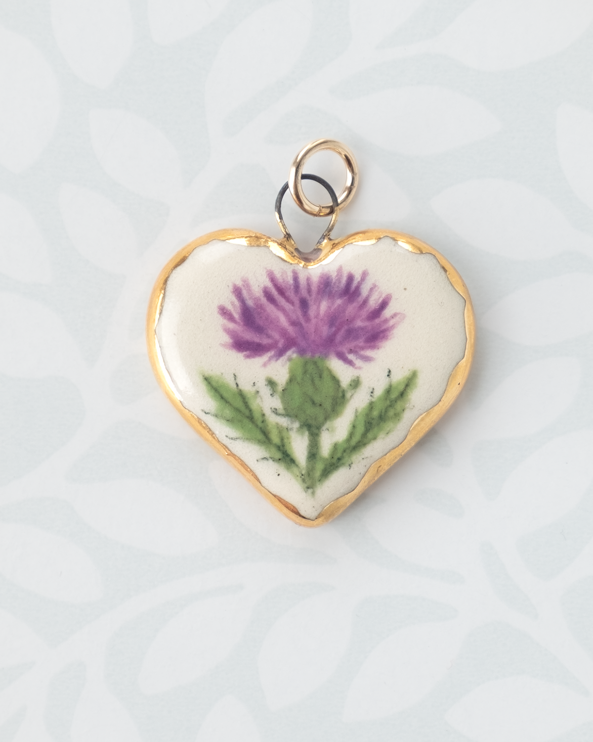 Thistle Heart Charm