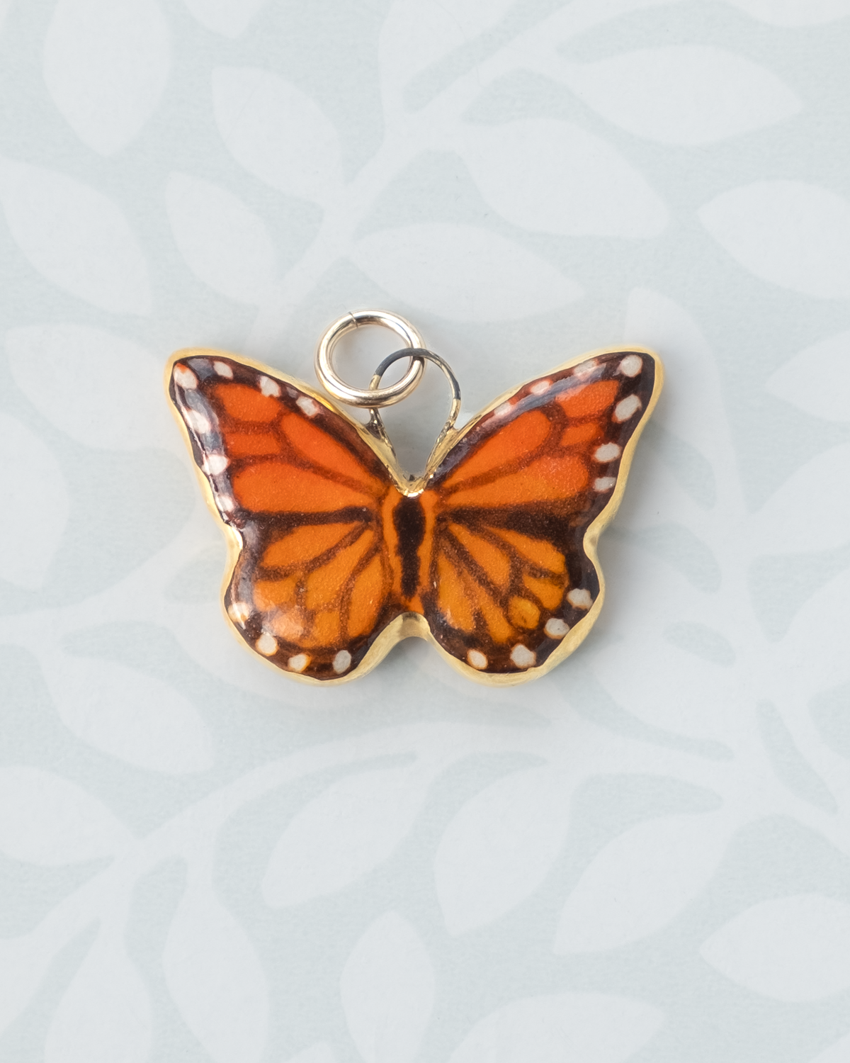 Orange Butterfly Charm