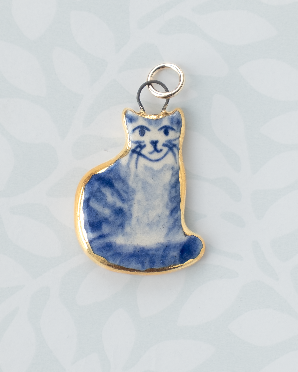 Delft Cat Charm