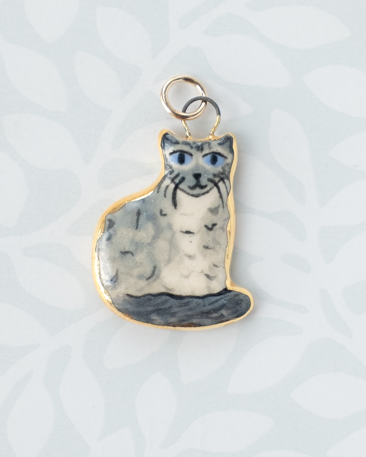 Grey Cat Charm