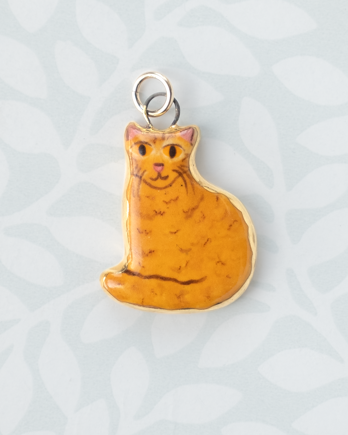 Orange Cat Charm