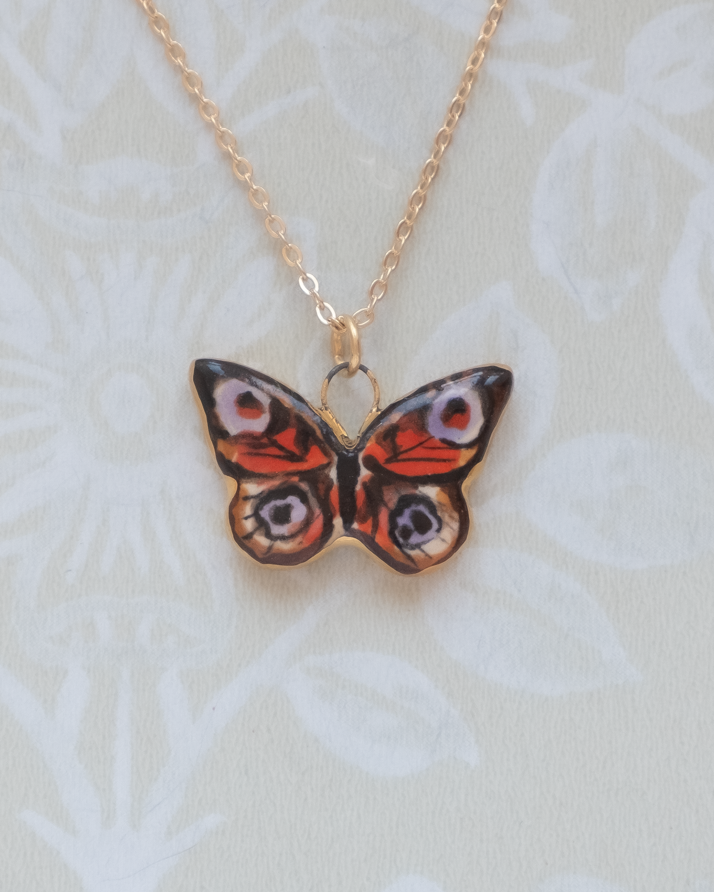 Peacock Butterfly Charm