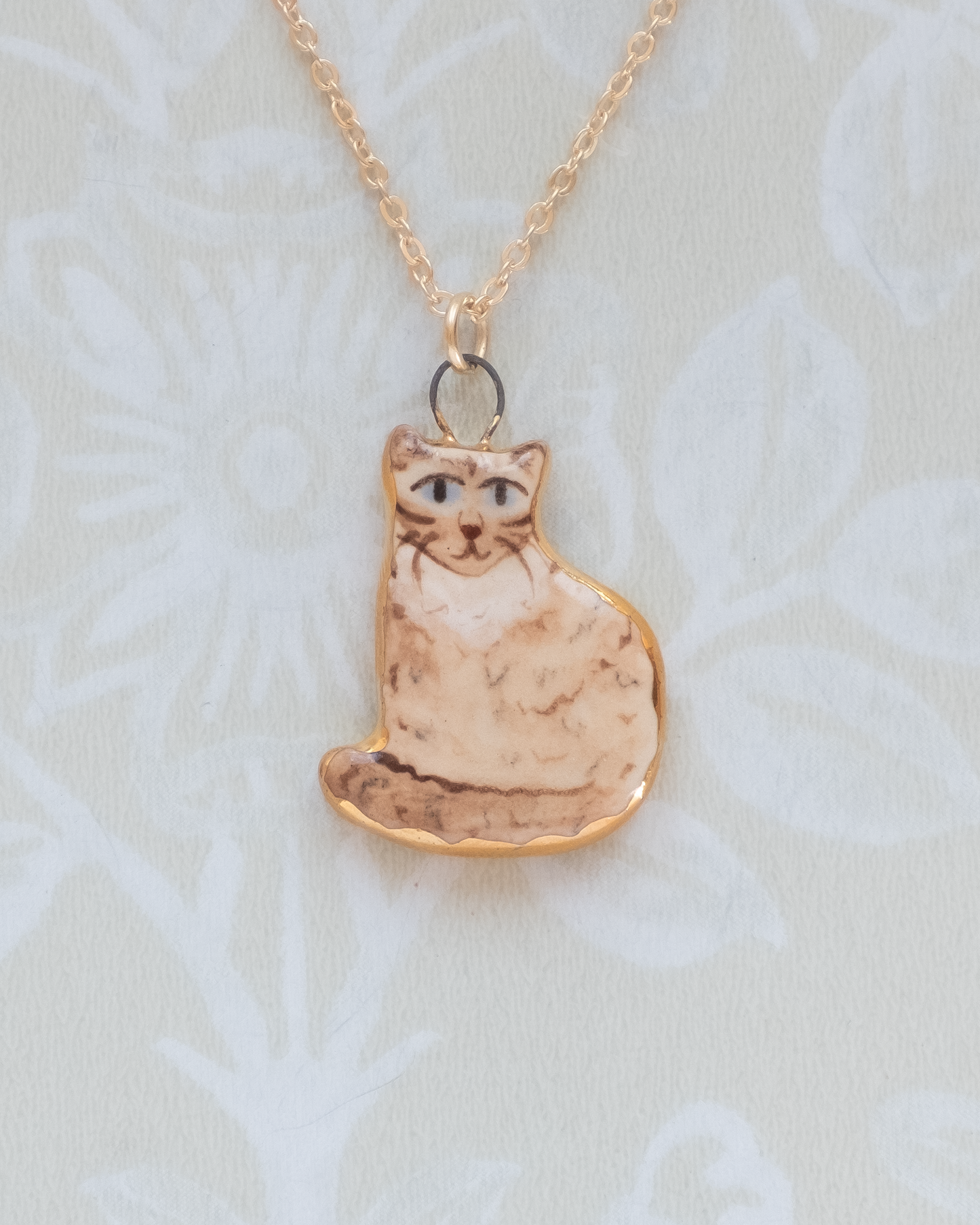 Beige Cat Charm