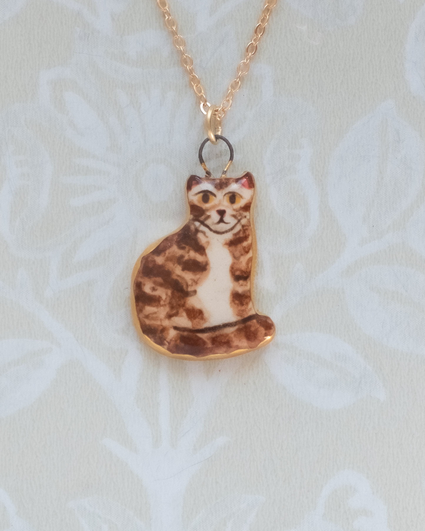 Brown Cat Charm