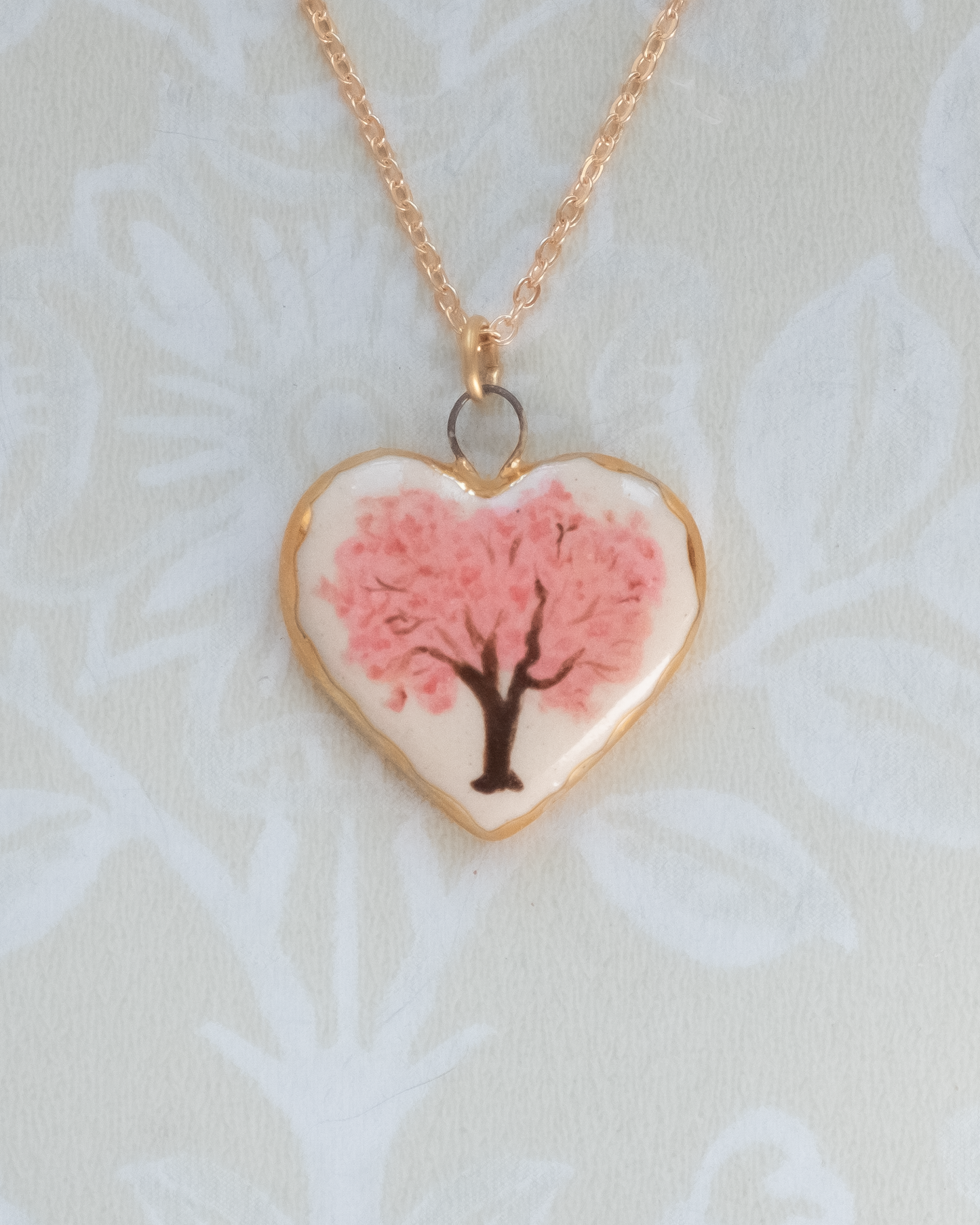 Blossom Tree Heart Charm