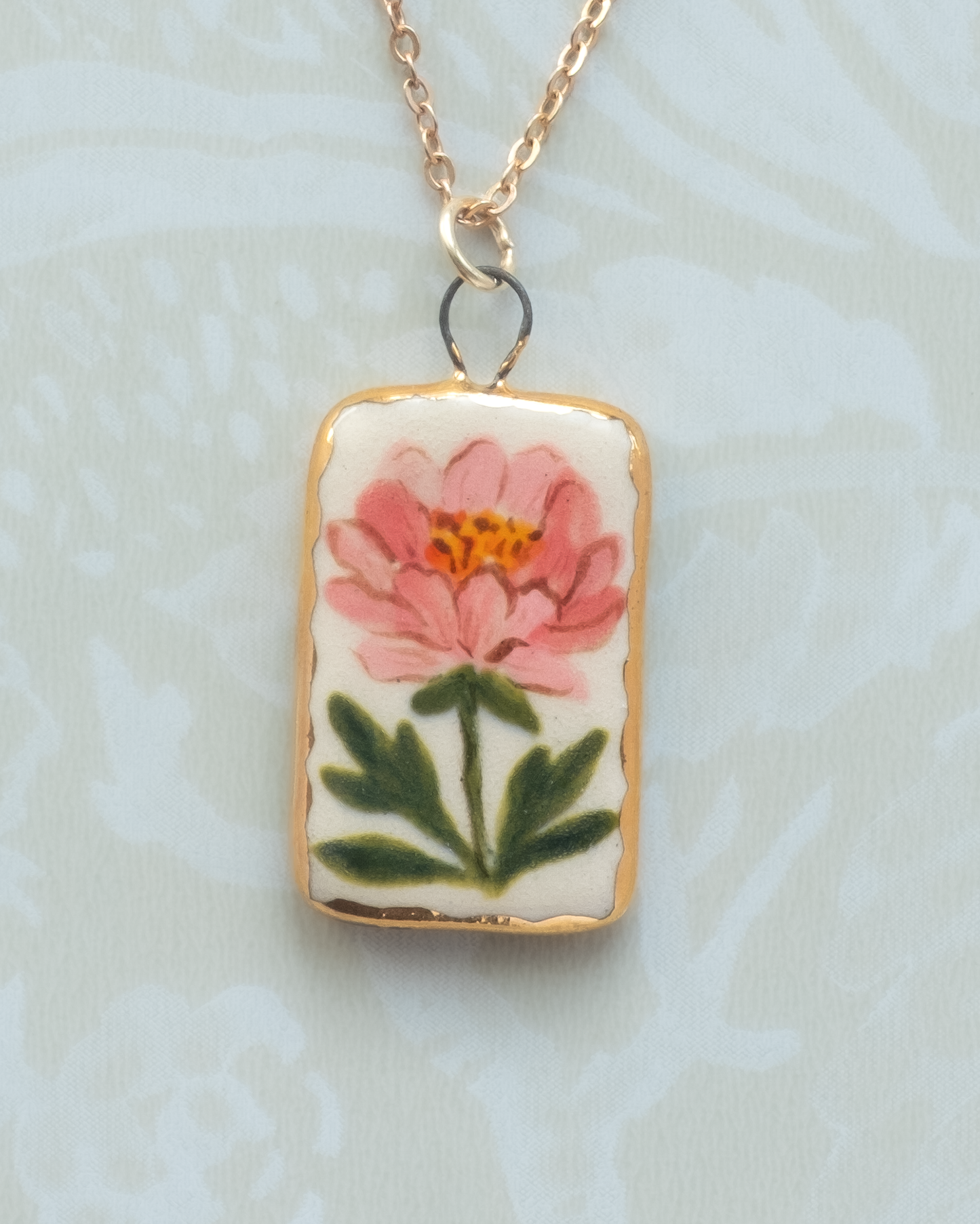 Pink Flower Charm