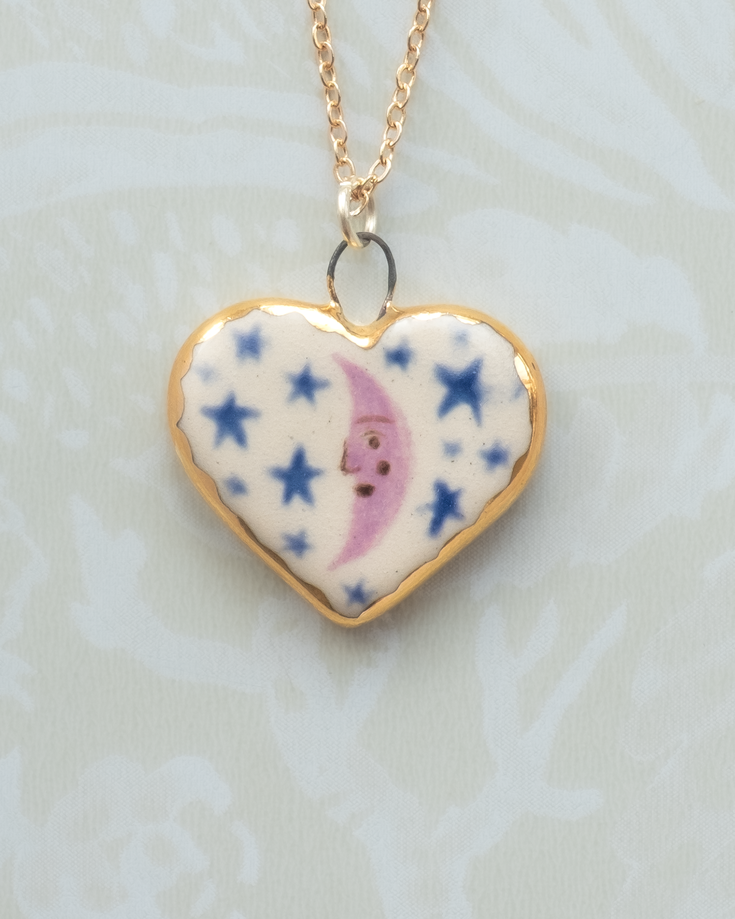 Moon Heart Charm