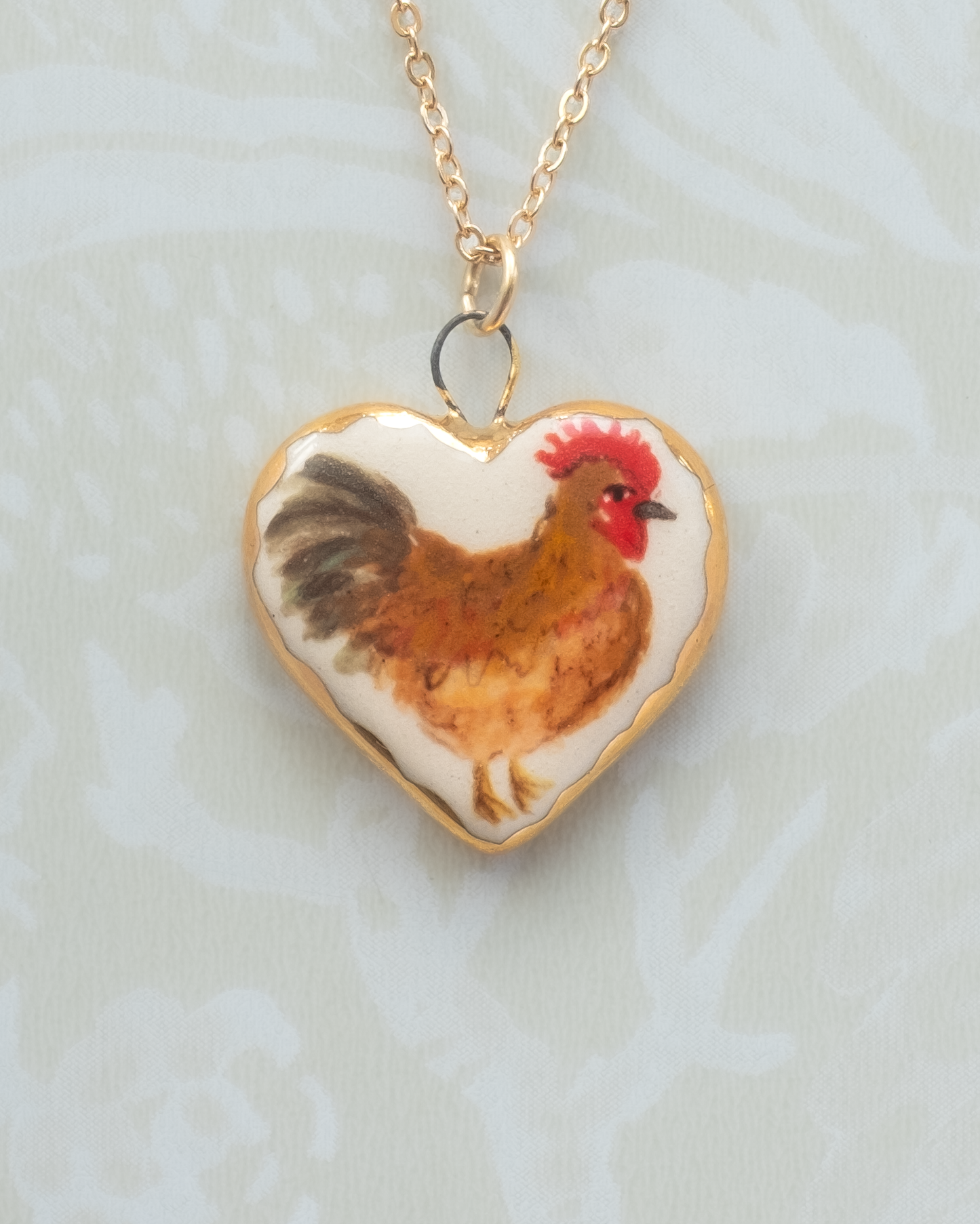 Chicken Heart Charm