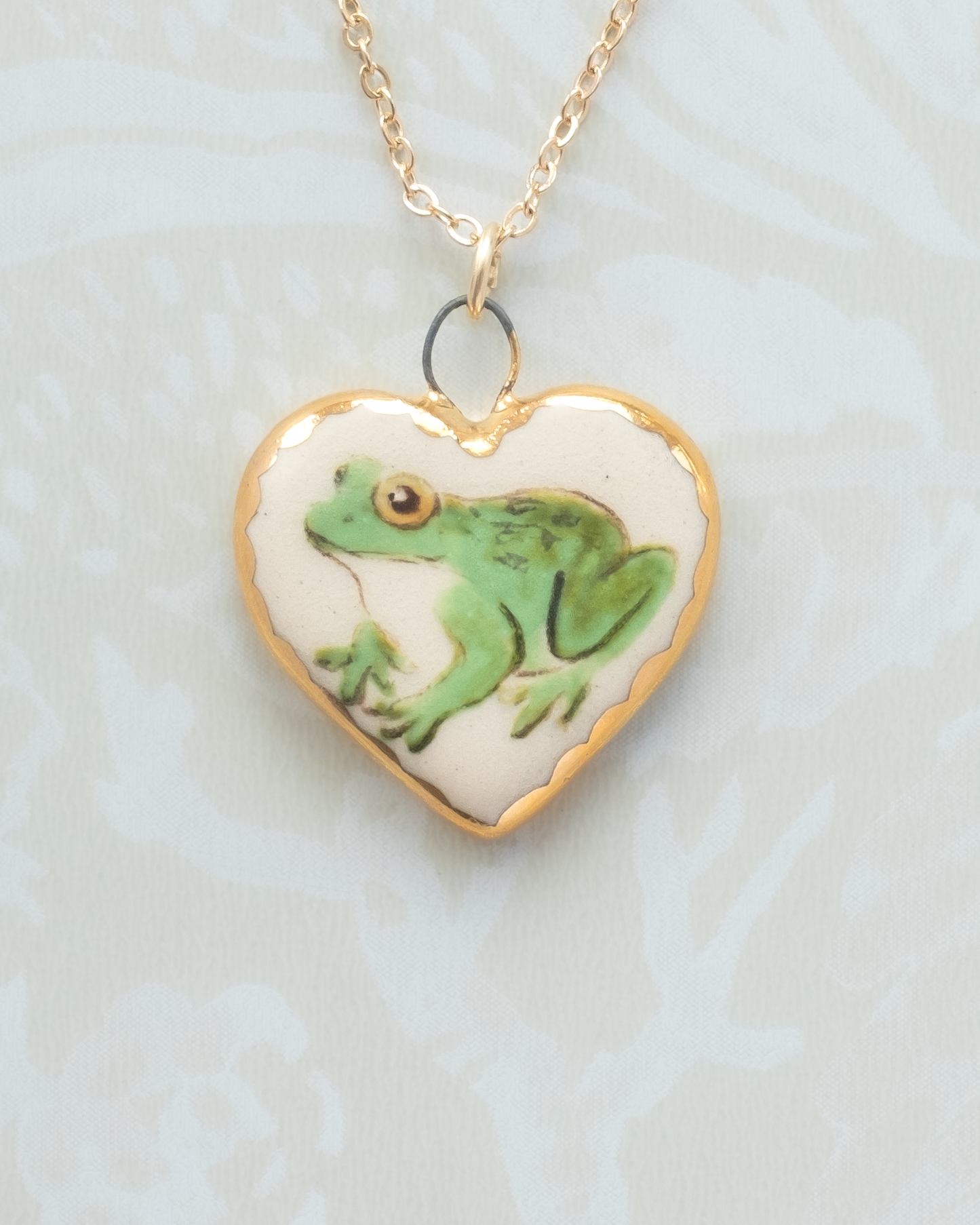 Frog Heart Charm