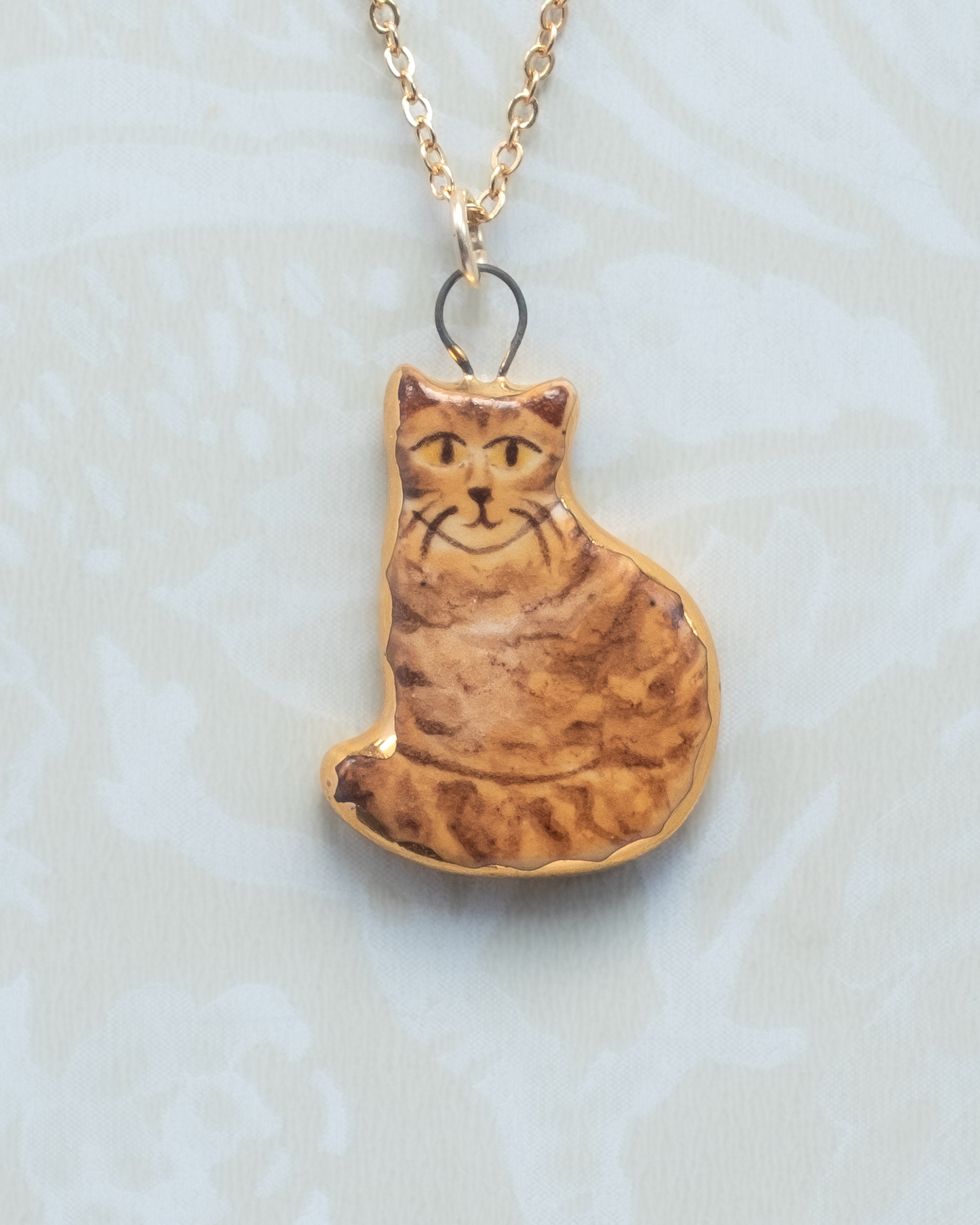 Brown Cat Charm