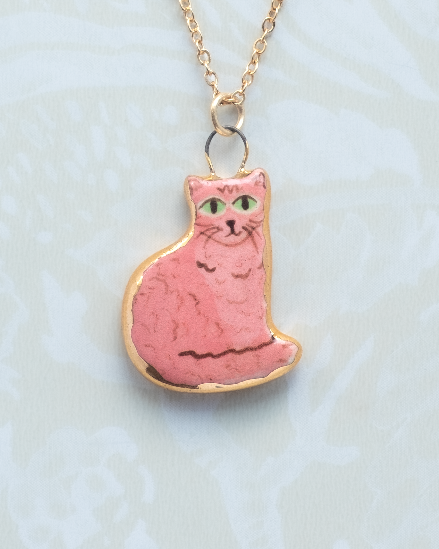 Pink Cat Charm