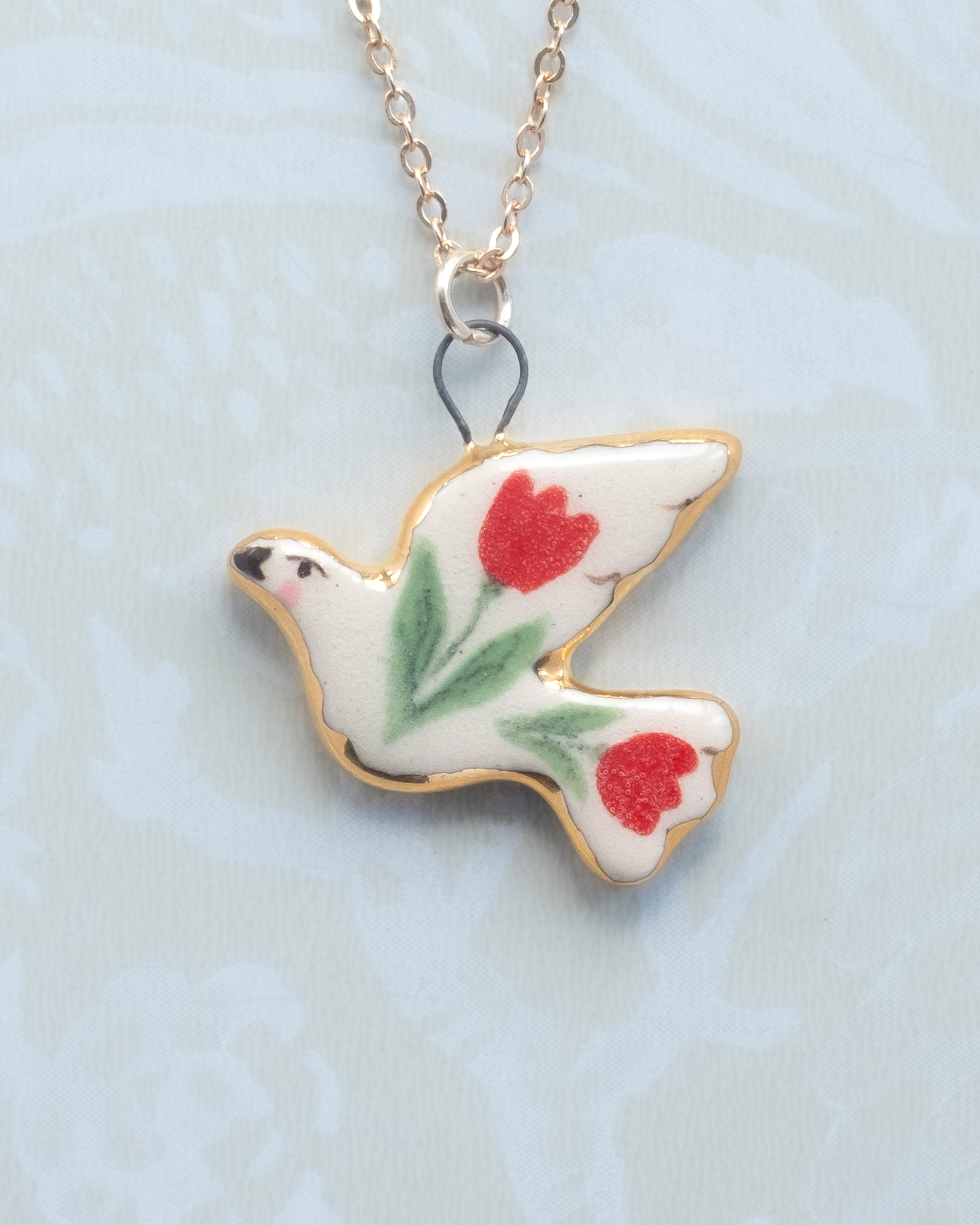 Tulip Bird Charm