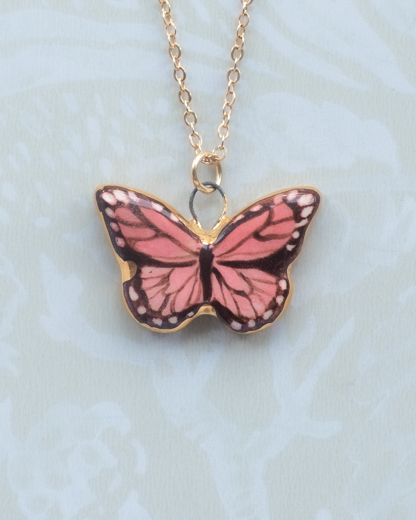 Pink Butterfly Charm