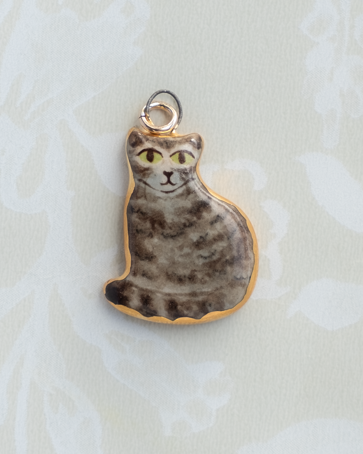 Grey Cat Charm