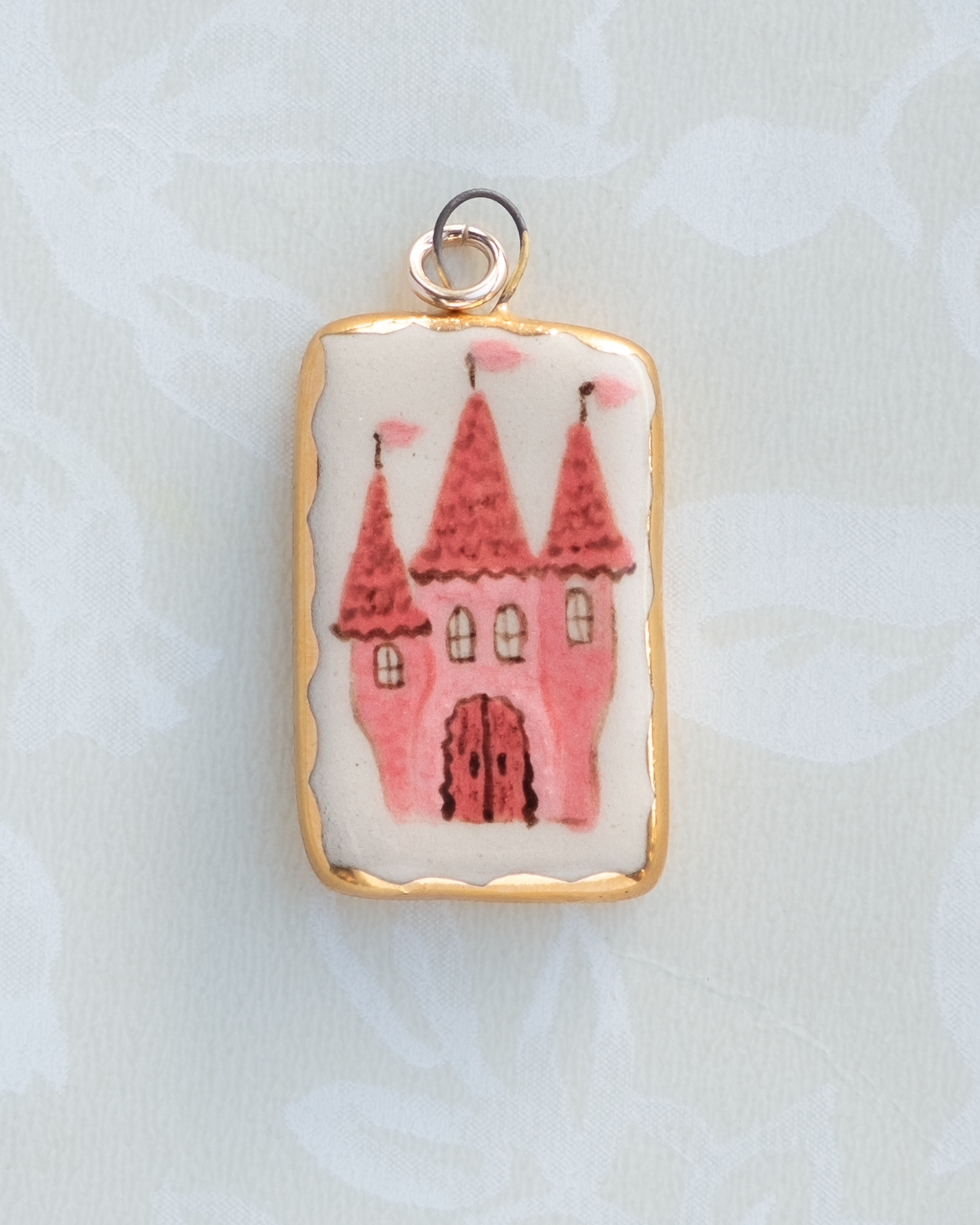 Pink Castle Charm