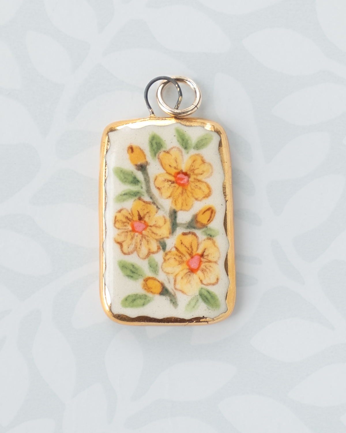 Yellow Floral Charm