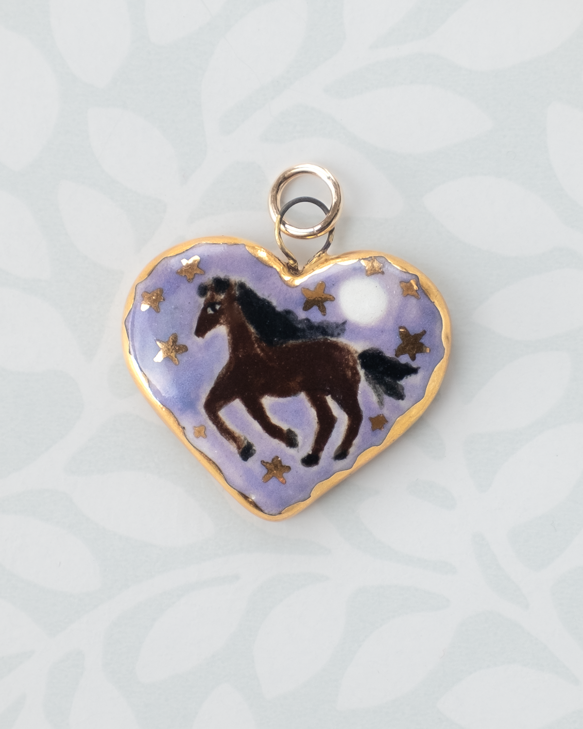 Horse Heart Charm