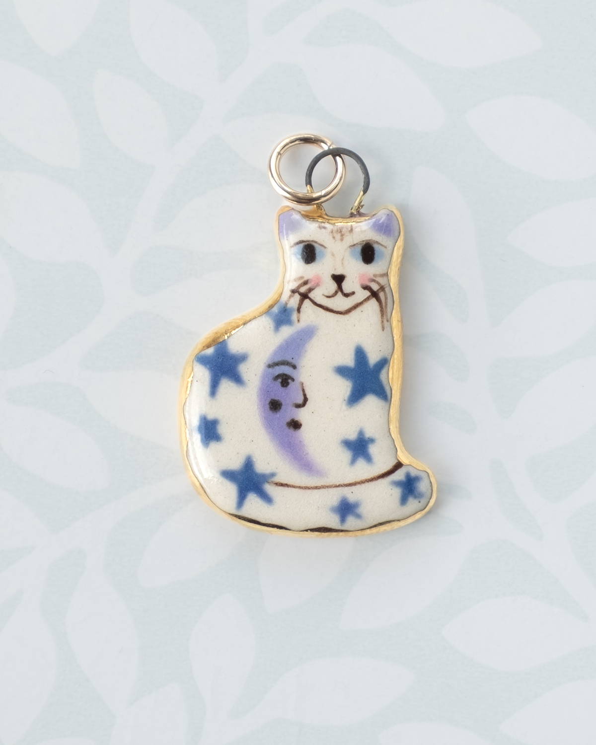 Moon Cat Charm