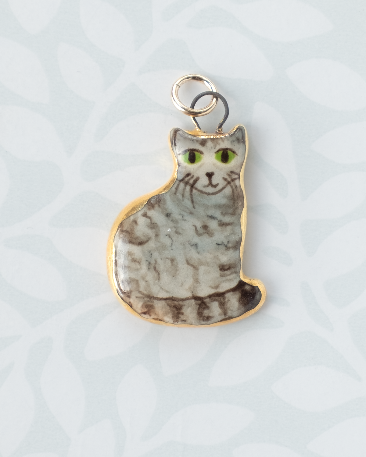 Grey Cat Charm
