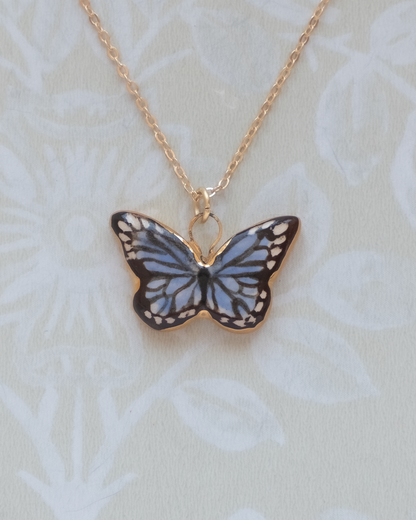 Blue Butterfly Charm