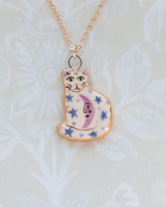 Moon Cat Charm