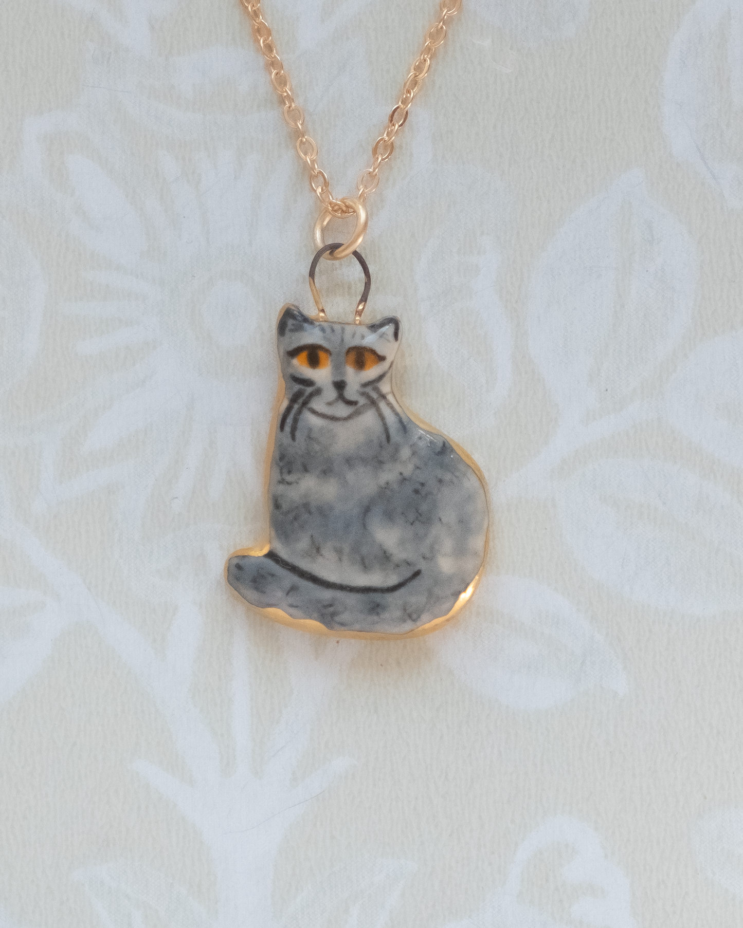 Grey Cat Charm