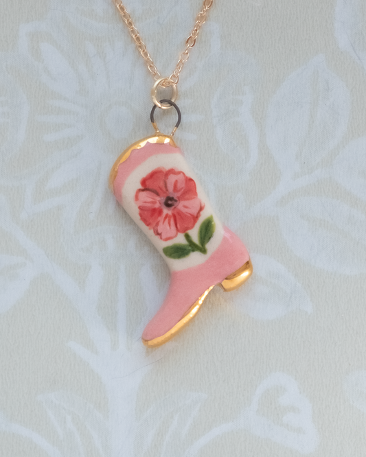 Flower Boot Charm