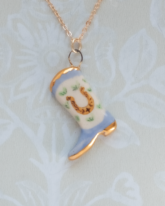 Horseshoe Boot Charm