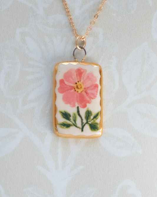 Pink Flower Charm