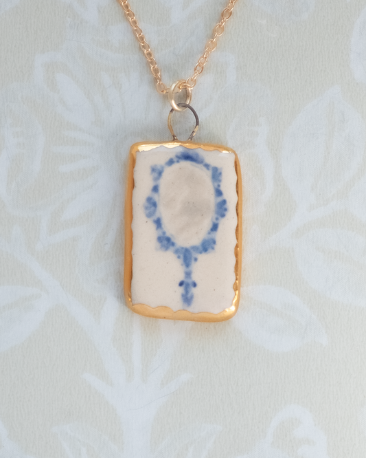 Vintage Mirror Charm