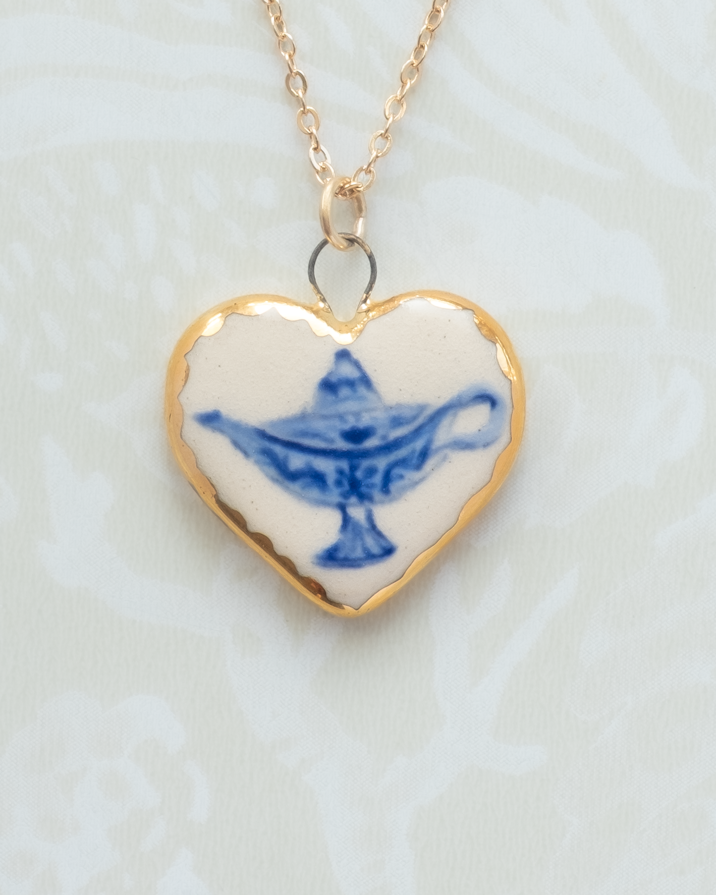 Magic Lamp Heart Charm
