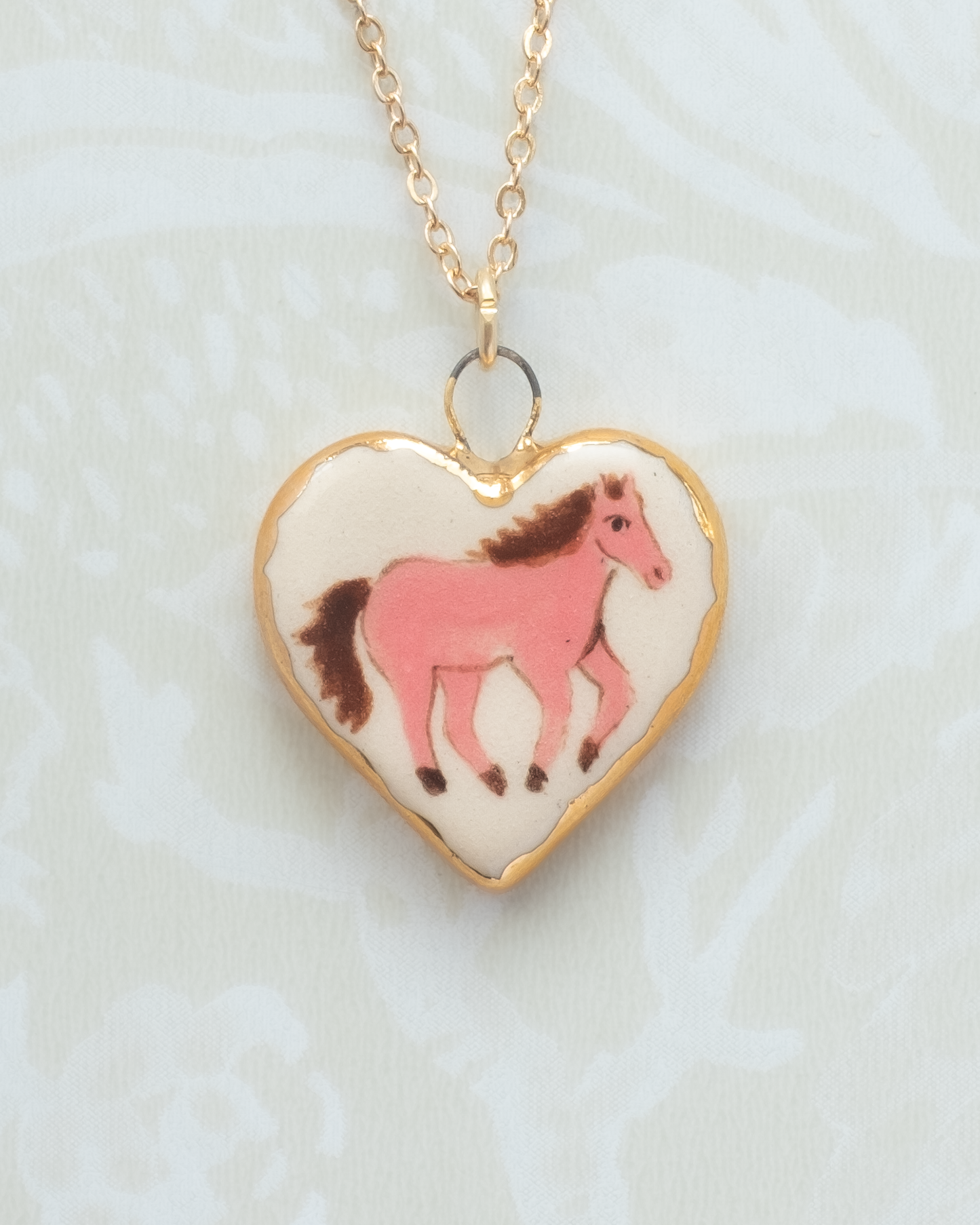 Horse Heart Charm