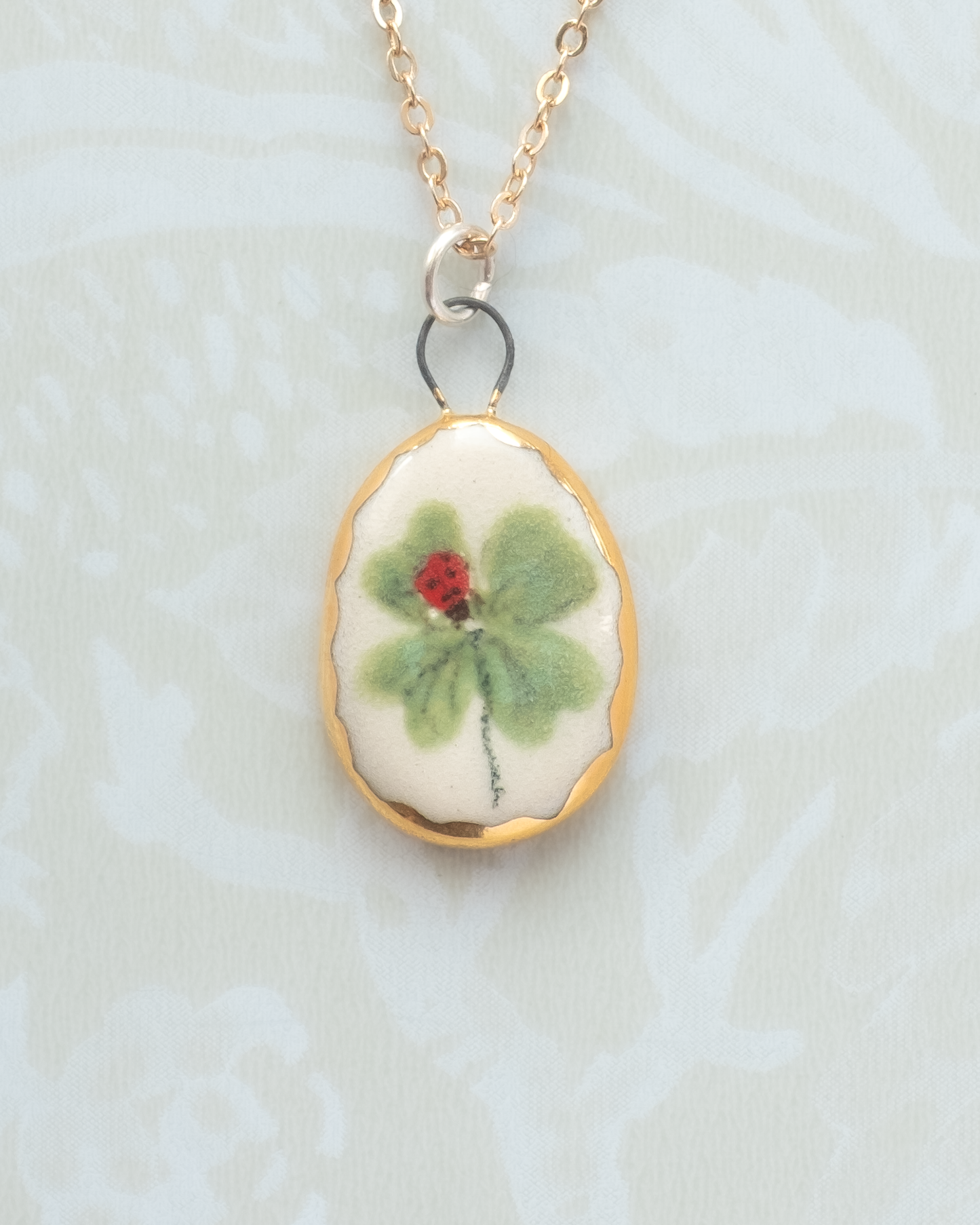 Ladybird Clover Charm