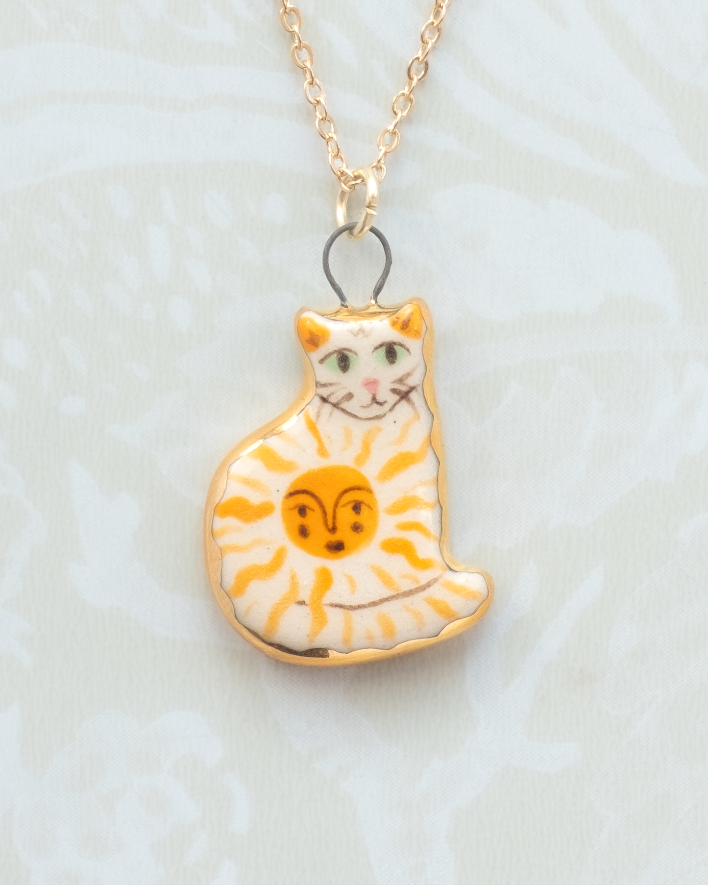 Sun Cat Charm
