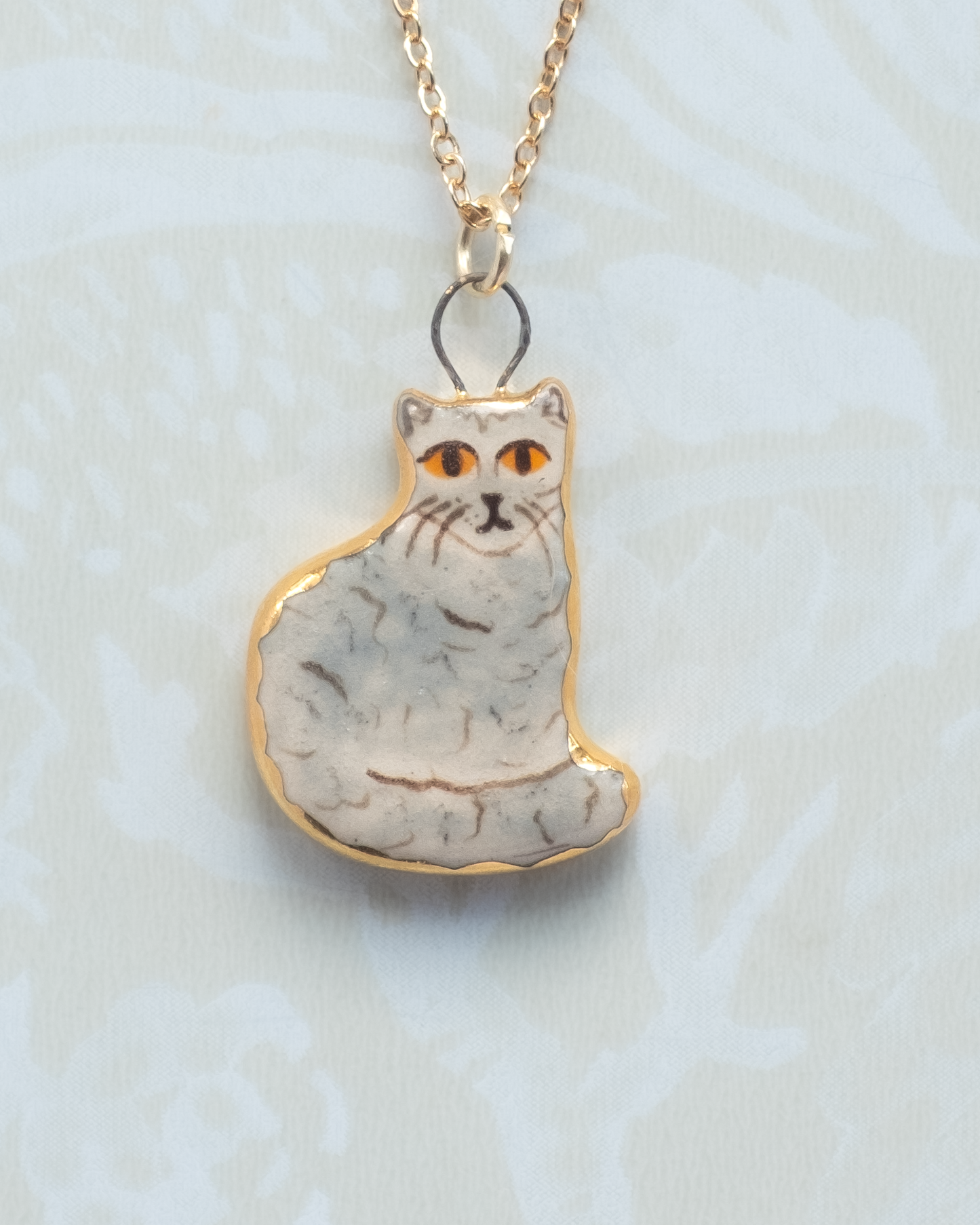 Grey Cat Charm