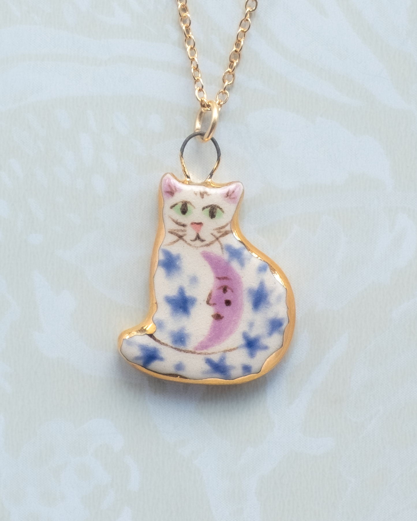 Moon Cat Charm