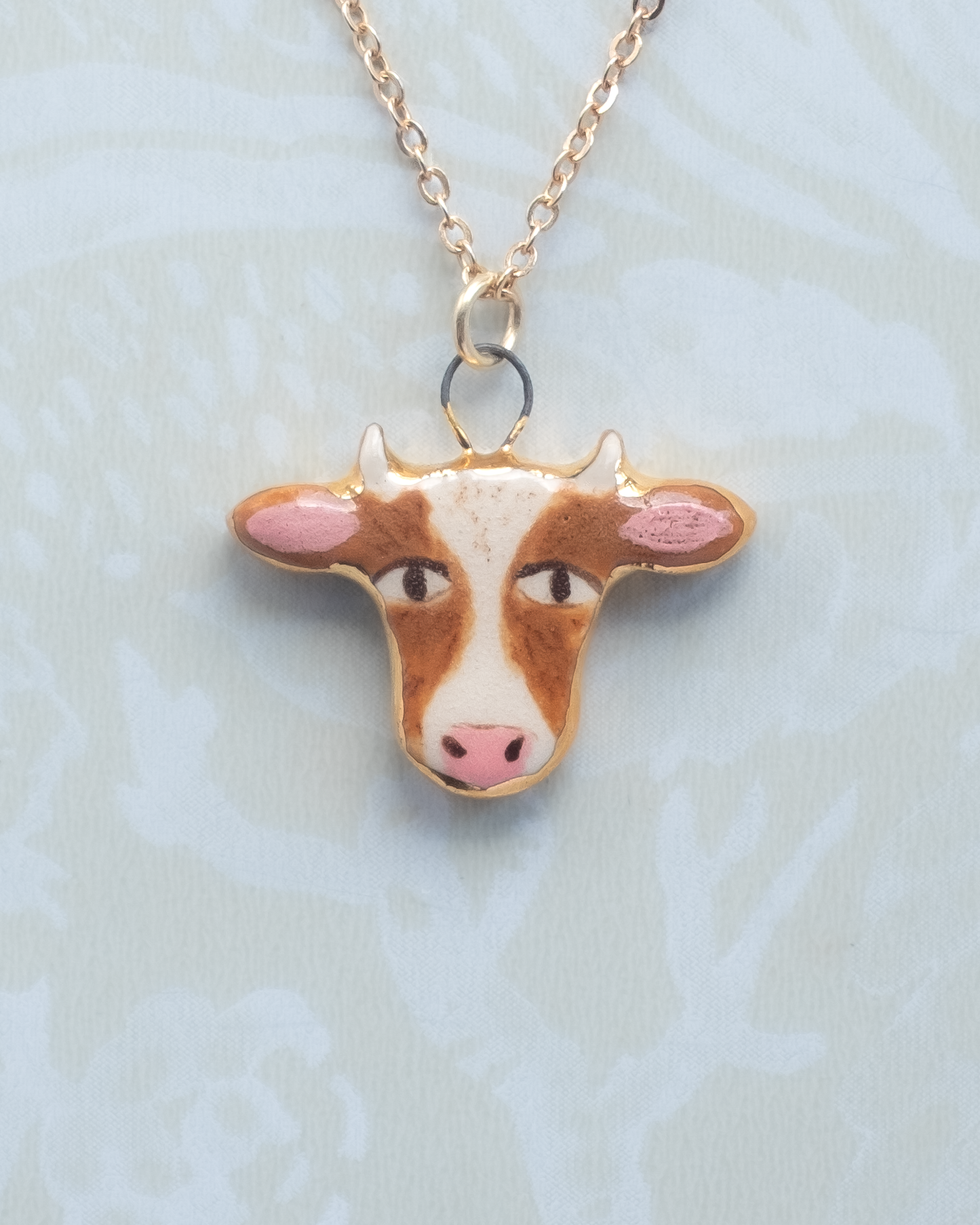 Brown Cow Charm