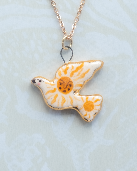 Sun Bird Charm