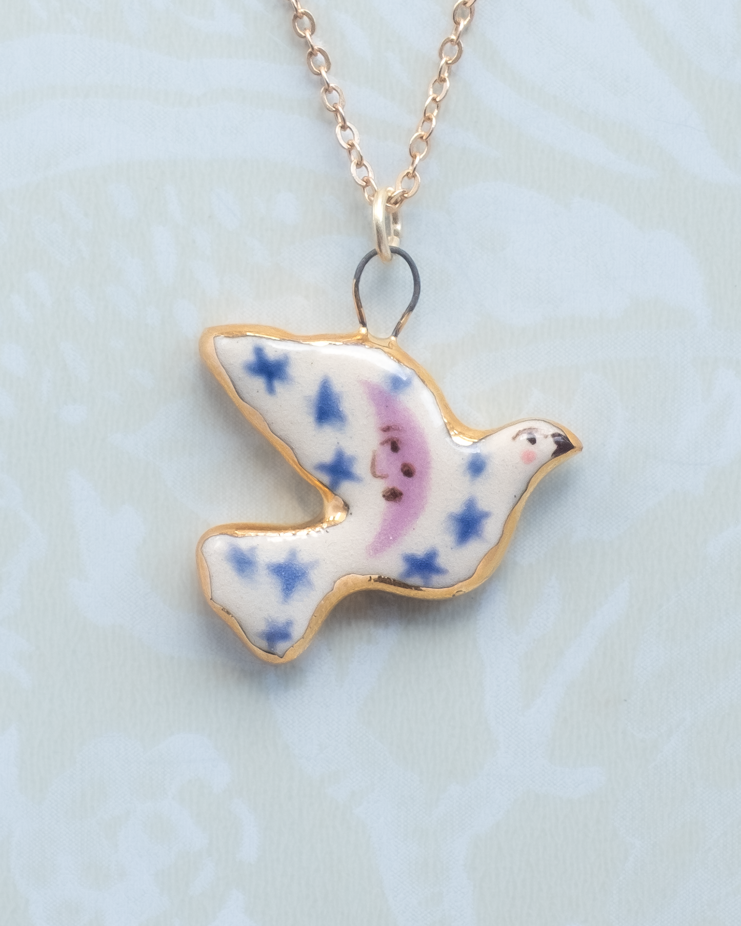 Moon Bird Charm