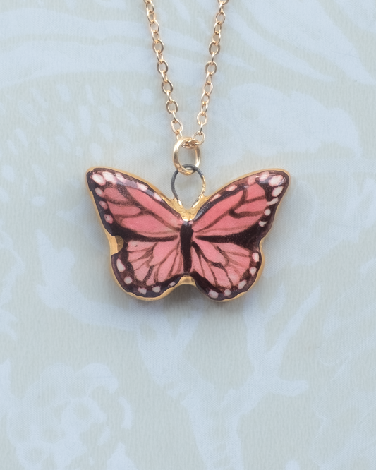 Pink Butterfly Charm