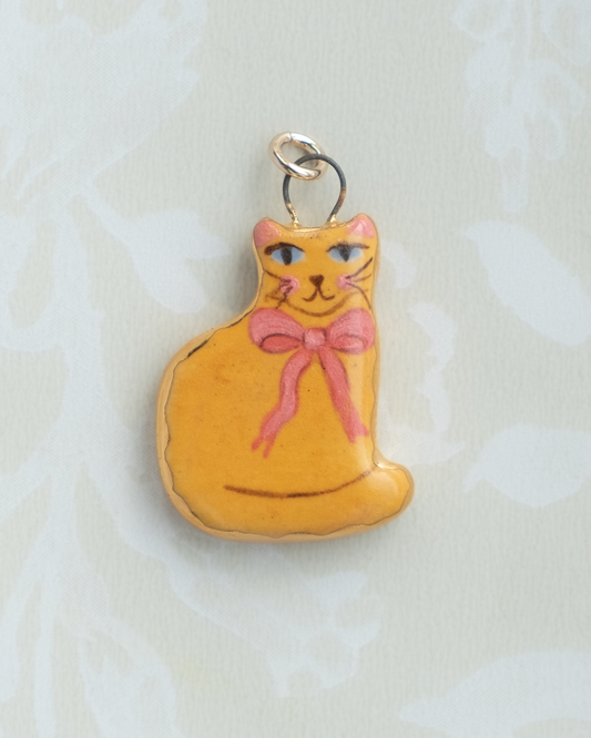 Bow Cat Charm