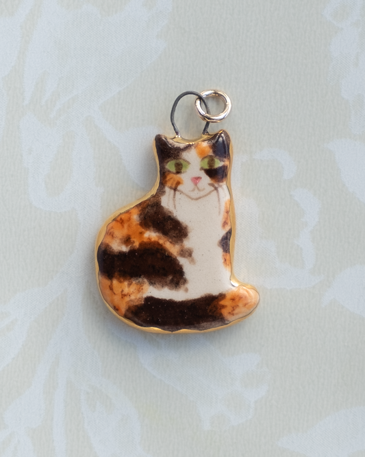 Calico Cat Charm