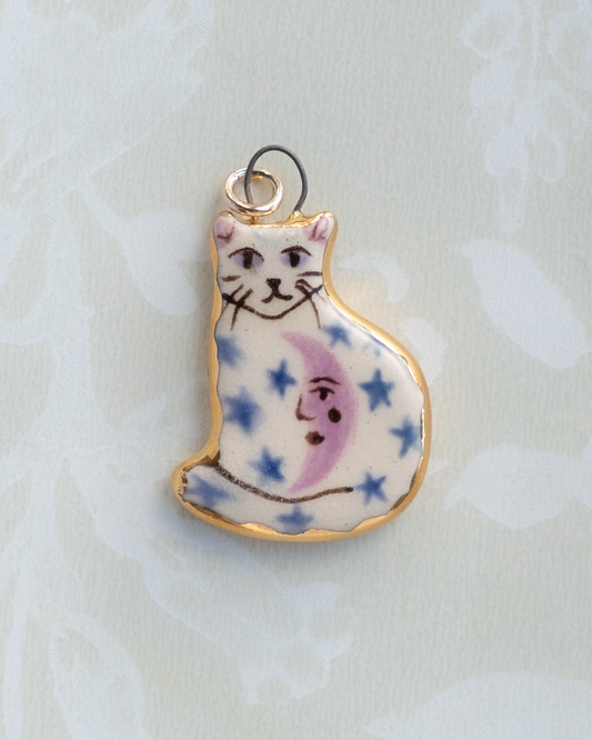 Moon Cat Charm