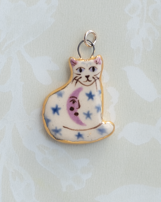 Moon Cat Charm