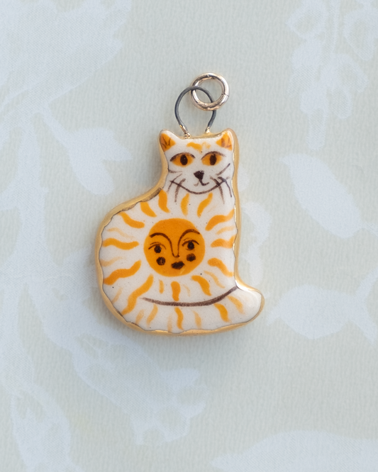 Sun Cat Charm