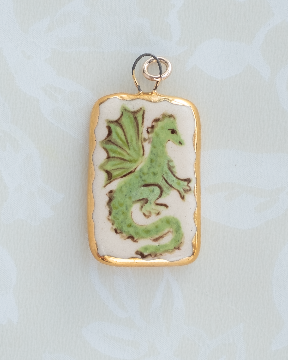 Green Dragon Charm