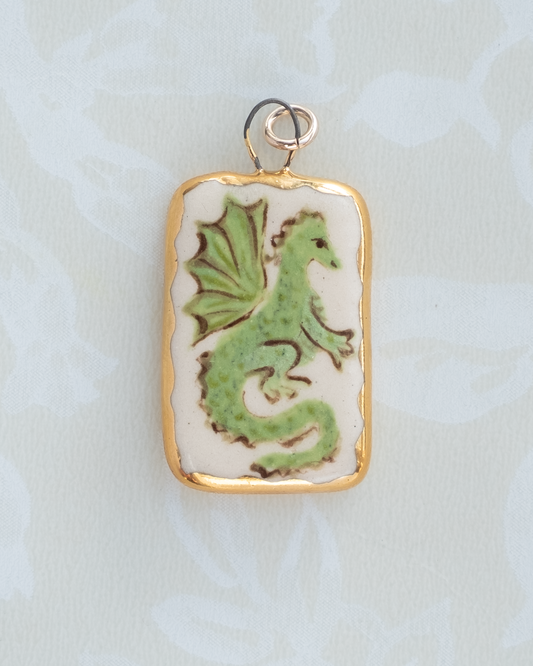 Green Dragon Charm