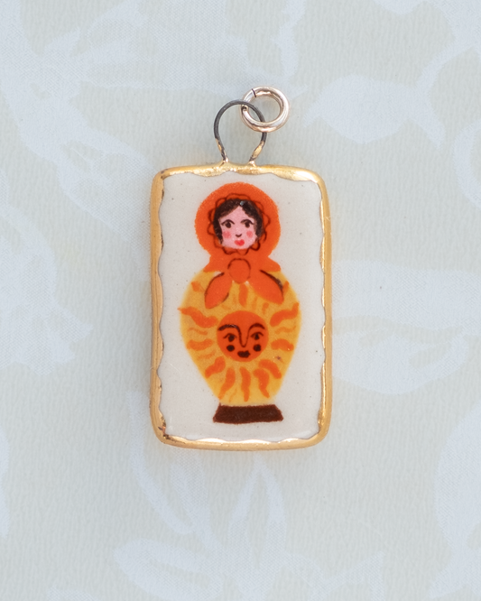 Sun Nesting Doll Charm