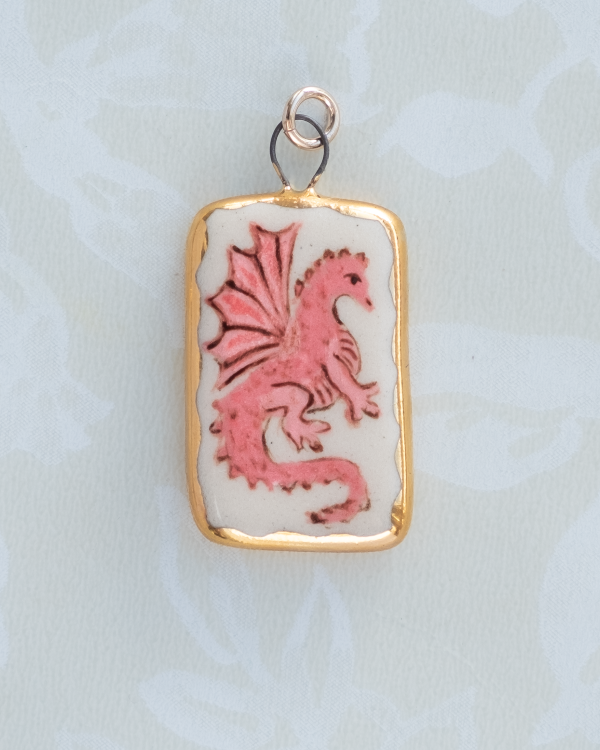 Pink Dragon Charm